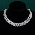 Miami Cuban Link – 925 Silver | VVS1 D-Color Moissanite Necklace