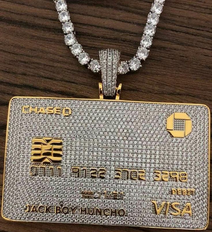 Full shine VVS Diamonds credit card pendant