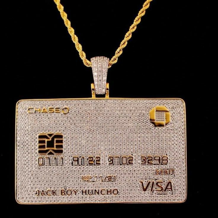 Full shine VVS Diamonds credit card pendant